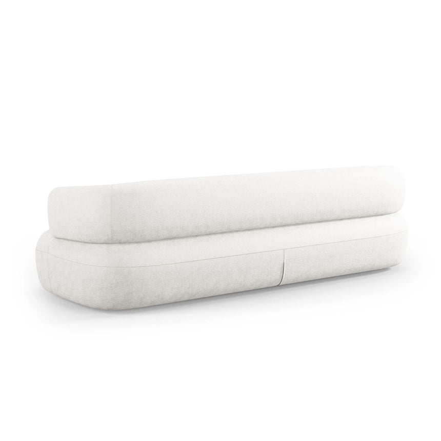 Jenny 4-Sitzer Sofa mit Bezug aus Samt, Boucle oder Chenille, 226x90 cm – Bild 4