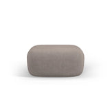 Jenny Pouf mit Bezug aus Boucle (NoN16) in Hellbraun, 90x88 cm – Bild 1