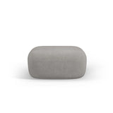 Jenny Pouf mit Bezug aus Boucle (NoN83) in Hellgrau, 90x88 cm – Bild 1