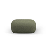 Jenny Pouf mit Bezug aus Chenille (PeHa39) in Grün, 90x88 cm – Bild 1
