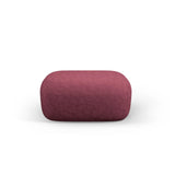 Jenny Pouf mit Bezug aus Chenille (PeHa59) in Kirschbaum, 90x88 cm – Bild 1