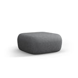 Jenny Pouf mit Bezug aus Chenille (PeHa90) in Dunkelgrau, 90x88 cm – Bild 3