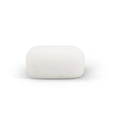 Jenny Pouf mit Bezug aus Samt, Boucle oder Chenille, 90x88 cm – Bild 1