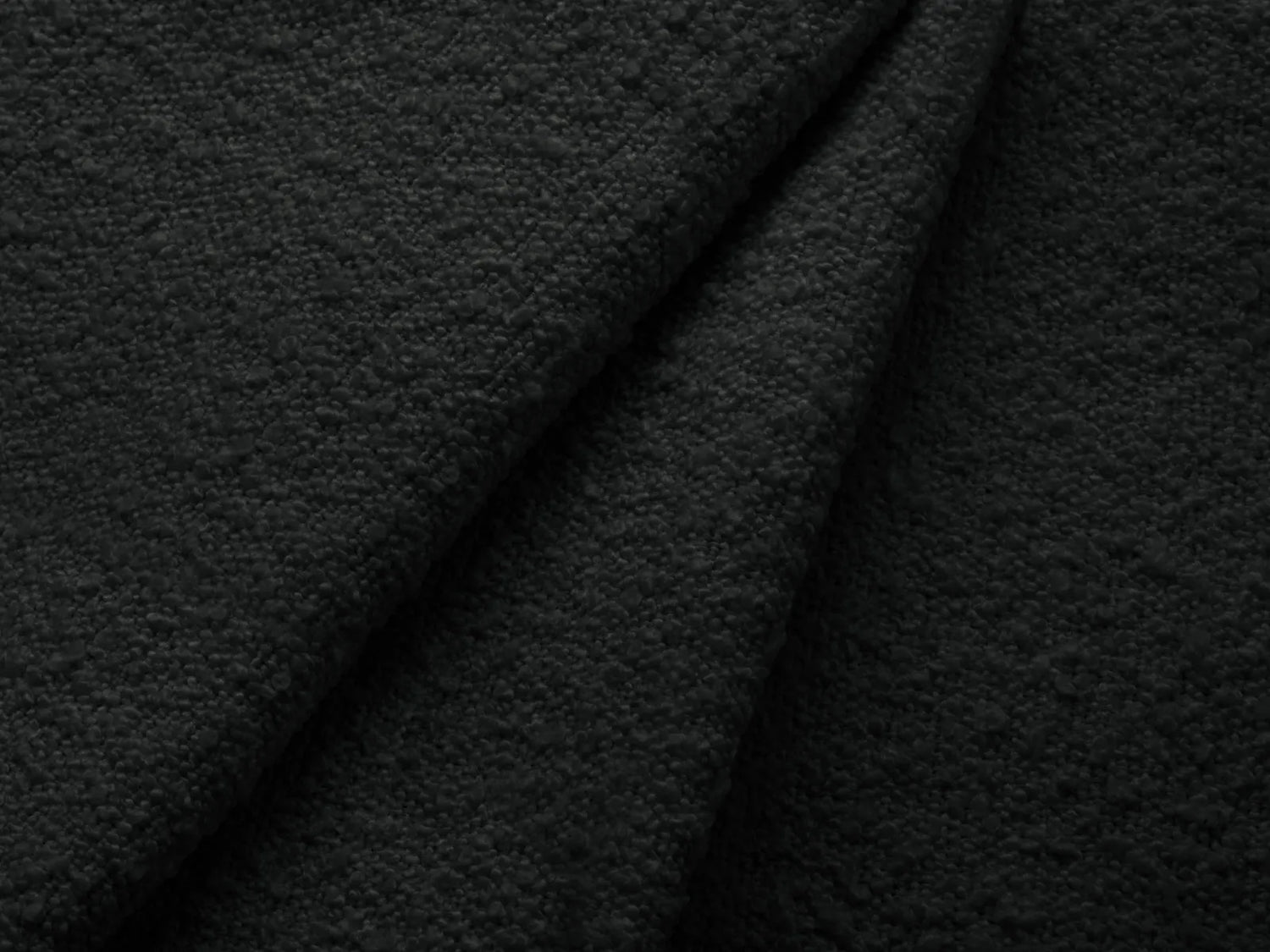 Jodie 3-Sitzer Ecksofa Links mit Schlaffunktion und Bettkasten mit Bezug aus Boucle (Bal2082) in Schwarz, 246x151 cm – Bild 6