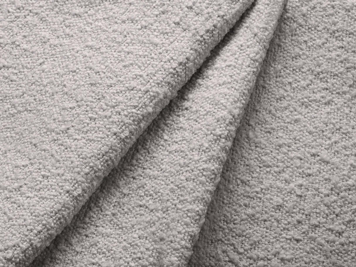 Jodie 3-Sitzer Ecksofa Links mit Schlaffunktion und Bettkasten mit Bezug aus Boucle (Bal2085) in Hellgrau, 246x151 cm – Bild 7
