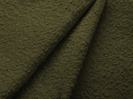Jodie 3-Sitzer Ecksofa Links mit Schlaffunktion und Bettkasten mit Bezug aus Boucle (Bal2090) in Dunkles olivgrün, 246x151 cm – Bild 3