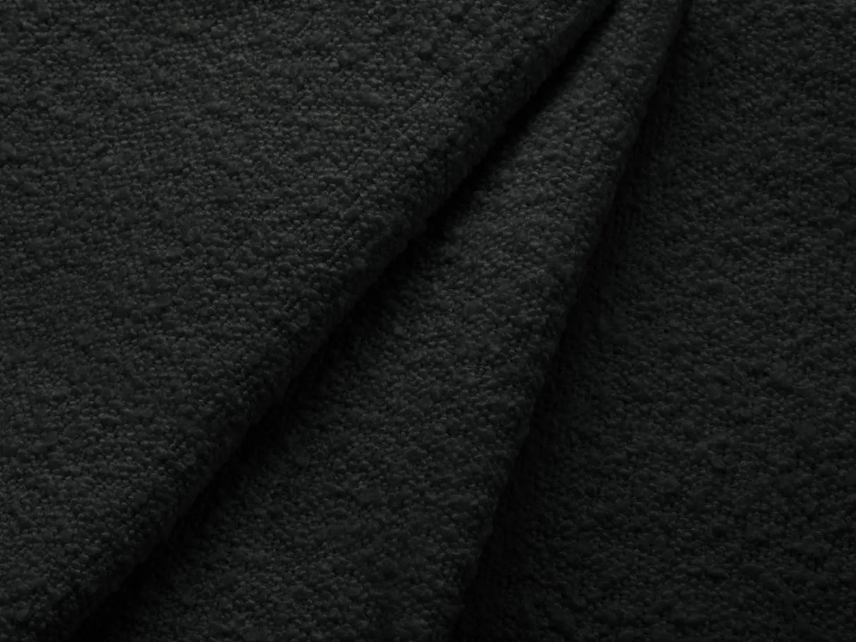 Jodie 3-Sitzer Ecksofa Rechts mit Schlaffunktion und Bettkasten mit Bezug aus Boucle (Bal2082) in Schwarz, 246x151 cm – Bild 8
