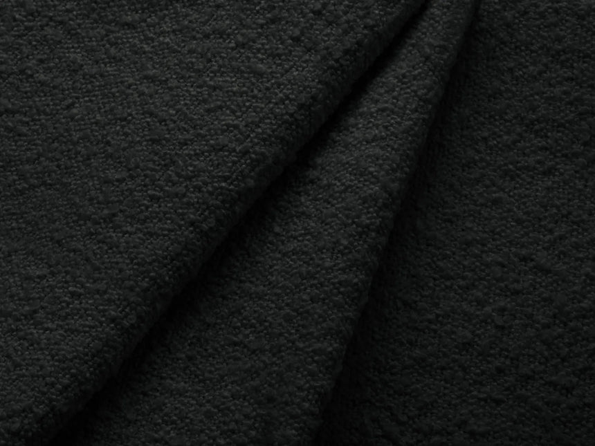 Jodie 3-Sitzer Ecksofa Rechts mit Schlaffunktion und Bettkasten mit Bezug aus Boucle (Bal2082) in Schwarz, 246x151 cm – Bild 8