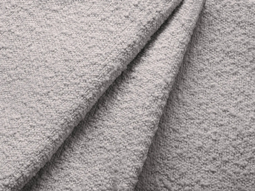 Jodie 3-Sitzer Ecksofa Rechts mit Schlaffunktion und Bettkasten mit Bezug aus Boucle (Bal2085) in Hellgrau, 246x151 cm – Bild 4