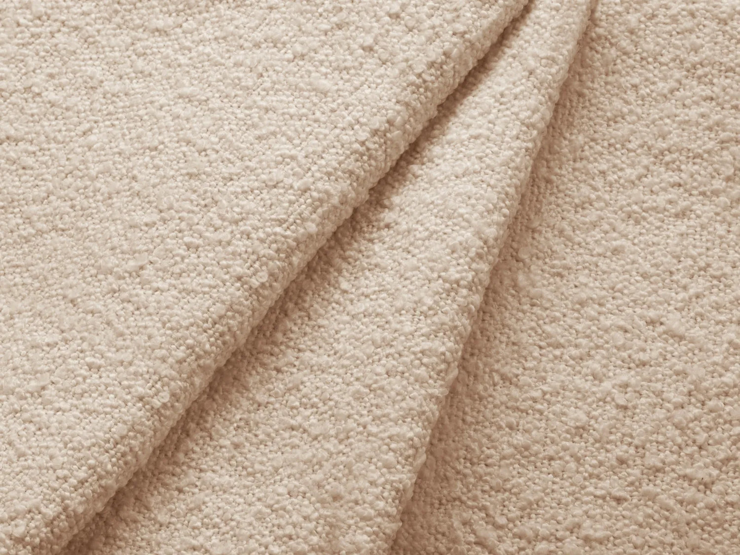 Miley 6-Sitzer Panorama-Sofa Links mit Bezug aus Samt oder Boucle, 330x255 cm - ZEN ZONE Furniture