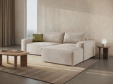 Jodie 3-Sitzer Ecksofa Rechts mit Schlaffunktion und Bettkasten mit Bezug aus Samt, Strukturstoff oder Boucle, 246x151 cm – Bild 9