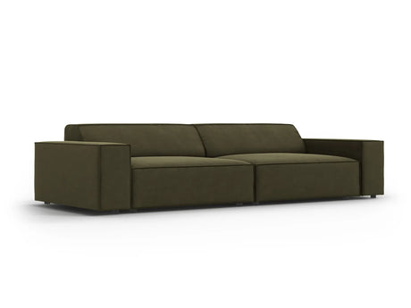 Jodie 3-Sitzer Sofa 204x102 cm aus Samt (Blu77) in Grün – Bild 2
