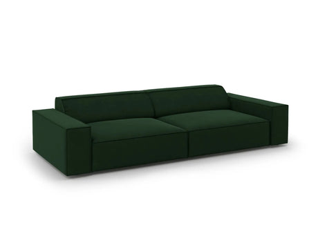 Jodie 3-Sitzer Sofa 204x102 cm aus Samt (Blu78) in Flaschengrün – Bild 3