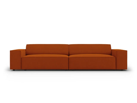 Jodie 3-Sitzer Sofa 204x102 cm aus Strukturierter Stoff (Meg357) in Terrakotta – Bild 1