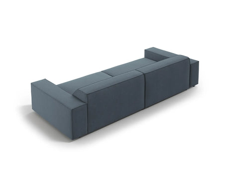 Jodie 3-Sitzer Sofa 204x102 cm aus Strukturierter Stoff (Meg361) in Blau – Bild 5