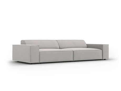 Jodie 3-Sitzer Sofa 204x102 cm aus Strukturierter Stoff (Meg363) in Hellgrau – Bild 6