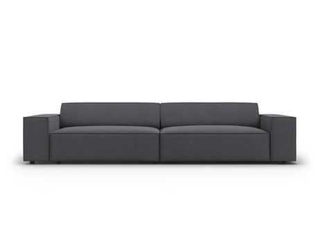 Jodie 3-Sitzer Sofa 204x102 cm aus Strukturierter Stoff (Meg367) in Dunkelgrau – Bild 1
