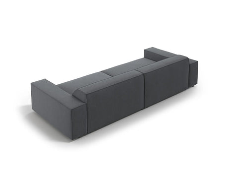 Jodie 3-Sitzer Sofa 204x102 cm aus Strukturierter Stoff (Meg367) in Dunkelgrau – Bild 4
