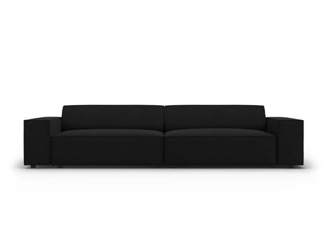 Jodie 3-Sitzer Sofa 204x102 cm aus Strukturierter Stoff (Meg368) in Schwarz – Bild 7