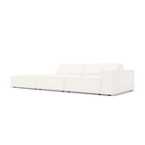 Jodie 3-Sitzer Sofa, Linke Seite offen, eckig, aus Boucle (AscNATA) in Beige, 262x102 cm – Bild 3