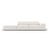 Jodie 3-Sitzer Sofa, Linke Seite offen, eckig, aus Strukturierter Stoff (Meg351) in Leichtes Beige, 262x102 cm – Bild 1