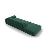 Jodie 3-Sitzer Sofa, Linke Seite offen, eckig, aus Strukturierter Stoff (Meg359) in Grün, 262x102 cm – Bild 6