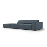 Jodie 3-Sitzer Sofa, Linke Seite offen, eckig, aus Strukturierter Stoff (Meg361) in Blau, 262x102 cm – Bild 5