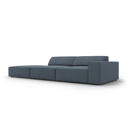 Jodie 3-Sitzer Sofa, Linke Seite offen, eckig, aus Strukturierter Stoff (Meg361) in Blau, 262x102 cm – Bild 5