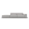 Jodie 3-Sitzer Sofa, Linke Seite offen, eckig, aus Strukturierter Stoff (Meg363) in Hellgrau, 262x102 cm – Bild 1