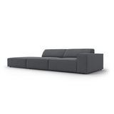 Jodie 3-Sitzer Sofa, Linke Seite offen, eckig, aus Strukturierter Stoff (Meg367) in Dunkelgrau, 262x102 cm – Bild 5