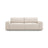 Jodie 3-Sitzer Sofa mit Schlaffunktion und Bettkasten, ausklappbar, aus Boucle (Bal2074) in Beige, 247x107 cm – Bild 1