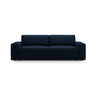 Jodie 3-Sitzer Sofa mit Schlaffunktion und Bettkasten, ausklappbar, aus Boucle (Bal2088) in Dunkelblau, 247x107 cm – Bild 1