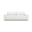 Jodie 3-Sitzer Sofa mit Schlaffunktion und Bettkasten, ausklappbar, aus Samt, Boucle oder Strukturstoff, 247x107 cm – Bild 1