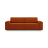 Jodie 3-Sitzer Sofa mit Schlaffunktion und Bettkasten, ausklappbar, aus Strukturierter Stoff (Meg357) in Terrakotta, 247x107 cm – Bild 1