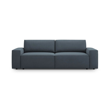 Jodie 3-Sitzer Sofa mit Schlaffunktion und Bettkasten, ausklappbar, aus Strukturierter Stoff (Meg361) in Blau, 247x107 cm – Bild 1