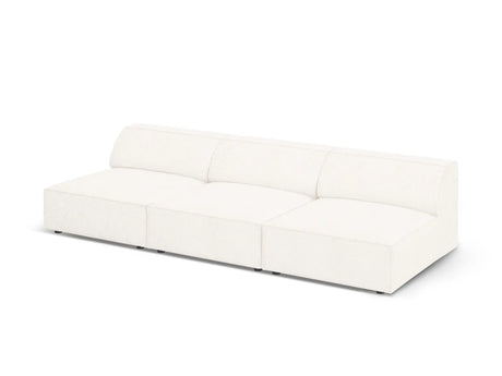 Jodie 3-Sitzer Sofa ohne Armlehnen 240x102 cm aus Boucle (AscNATA) in Beige – Bild 1