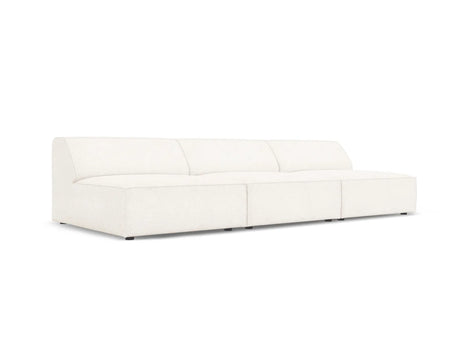 Jodie 3-Sitzer Sofa ohne Armlehnen 240x102 cm aus Boucle (AscNATA) in Beige – Bild 3