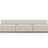 Jodie 3-Sitzer Sofa ohne Armlehnen 240x102 cm aus Samt (Blu30) in Dunkelbeige – Bild 1