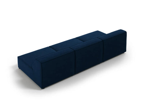 Jodie 3-Sitzer Sofa ohne Armlehnen 240x102 cm aus Samt (Blu86) in Königsblau – Bild 5