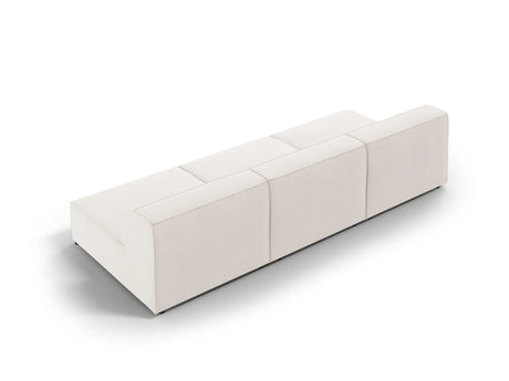 Jodie 3-Sitzer Sofa ohne Armlehnen 240x102 cm aus Strukturierter Stoff (Meg351) in Leichtes Beige – Bild 5