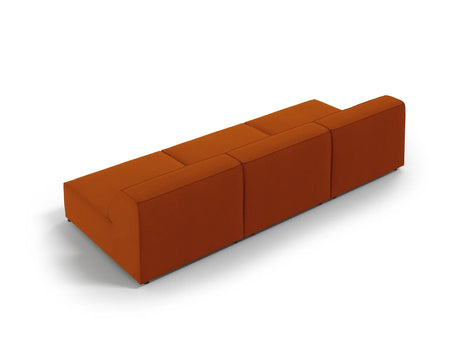 Jodie 3-Sitzer Sofa ohne Armlehnen 240x102 cm aus Strukturierter Stoff (Meg357) in Terrakotta – Bild 3