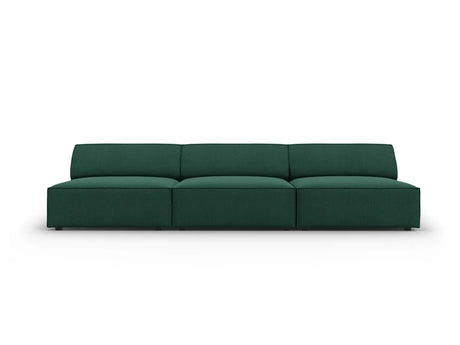 Jodie 3-Sitzer Sofa ohne Armlehnen 240x102 cm aus Strukturierter Stoff (Meg359) in Grün – Bild 2