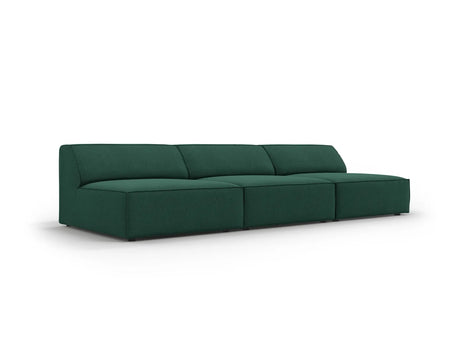 Jodie 3-Sitzer Sofa ohne Armlehnen 240x102 cm aus Strukturierter Stoff (Meg359) in Grün – Bild 3