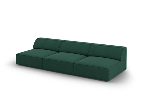 Jodie 3-Sitzer Sofa ohne Armlehnen 240x102 cm aus Strukturierter Stoff (Meg359) in Grün – Bild 4