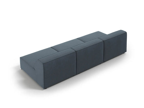 Jodie 3-Sitzer Sofa ohne Armlehnen 240x102 cm aus Strukturierter Stoff (Meg361) in Blau – Bild 4