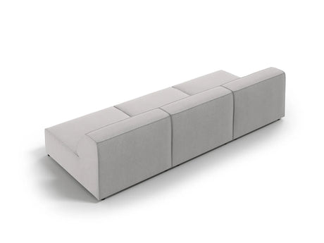Jodie 3-Sitzer Sofa ohne Armlehnen 240x102 cm aus Strukturierter Stoff (Meg363) in Hellgrau – Bild 4