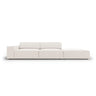 Jodie 3-Sitzer Sofa, Rechte Seite offen, eckig, aus Strukturierter Stoff (Meg351) in Leichtes Beige, 262x102 cm – Bild 1