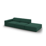 Jodie 3-Sitzer Sofa, Rechte Seite offen, eckig, aus Strukturierter Stoff (Meg359) in Grün, 262x102 cm – Bild 4