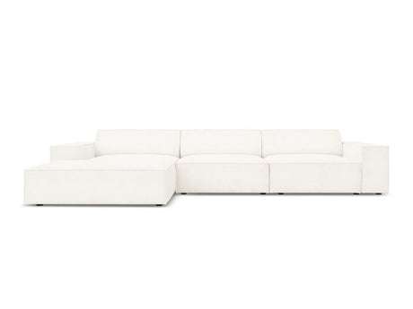 Jodie 4-Sitzer Ecksofa Links 284x166 cm aus Boucle (AscNATA) in Beige – Bild 1