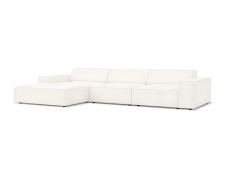 Jodie 4-Sitzer Ecksofa Links 284x166 cm aus Boucle (AscNATA) in Beige – Bild 2